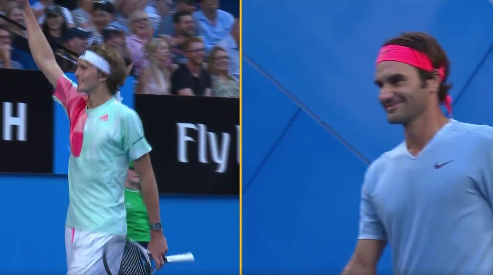 Zverev jubile, Roger sourit. C'est beau le tennis façon Federer!
