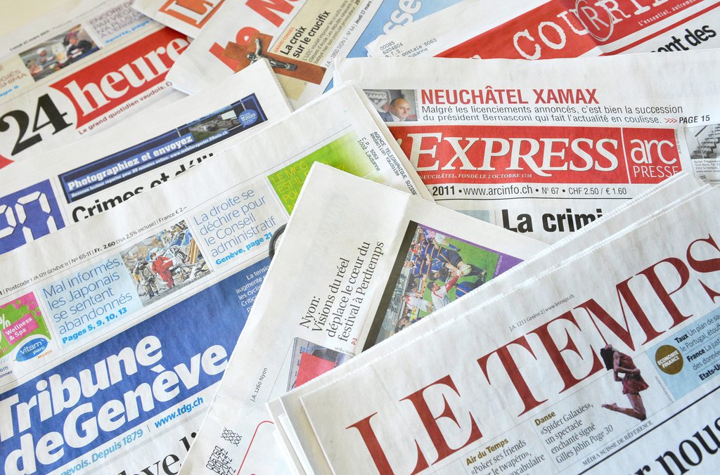 Les journaux et magazines suisses ont dans l'ensemble conservé leurs lecteurs durant ces six derniers mois (illustration).