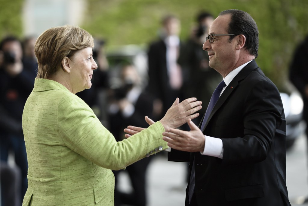 Angela Merkel a reçu François Hollande pour la dernière fois.