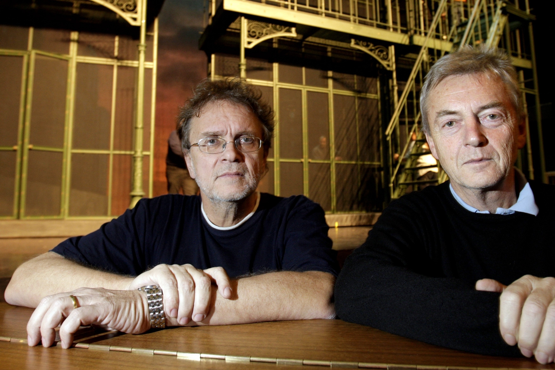 Patrick Lapp (à droite) et Jean-Charles Simon, le duo d'"Aqua concert".