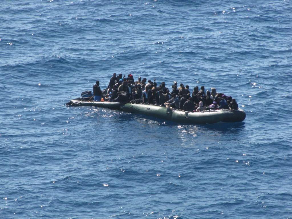 Les migrants avaient pris place sur une embarcation de fortune.