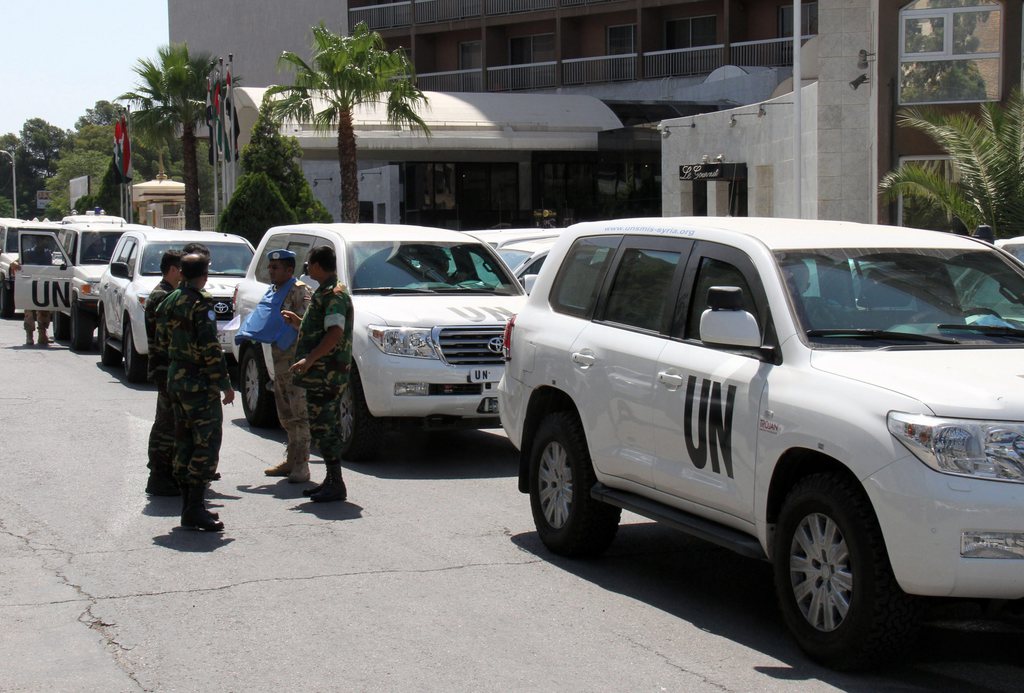 Une bombe a explosé mercredi matin près de l'hôtel où sont logés les membres de la mission de l'ONU au centre de Damas, a annoncé la télévision d'Etat syrienne. Selon un premier bilan, l'explosion a fait trois blessés.