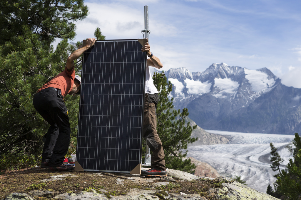 Des panneaux solaires permettent aux douze géophones fixés à plusieurs endroits stratégiques de transférer leurs données toutes les minutes.