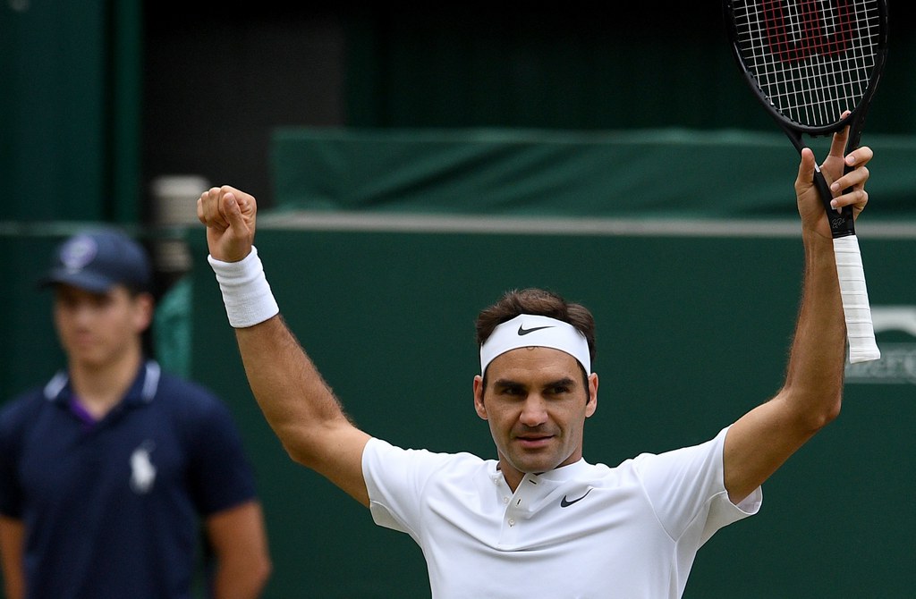Roger Federer a rejoint Marin Cilic en finale de Wimbledon.