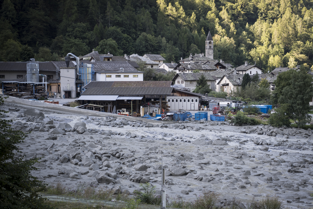 Le glissement de terrain est arrivé aux portes du village de Bondo.