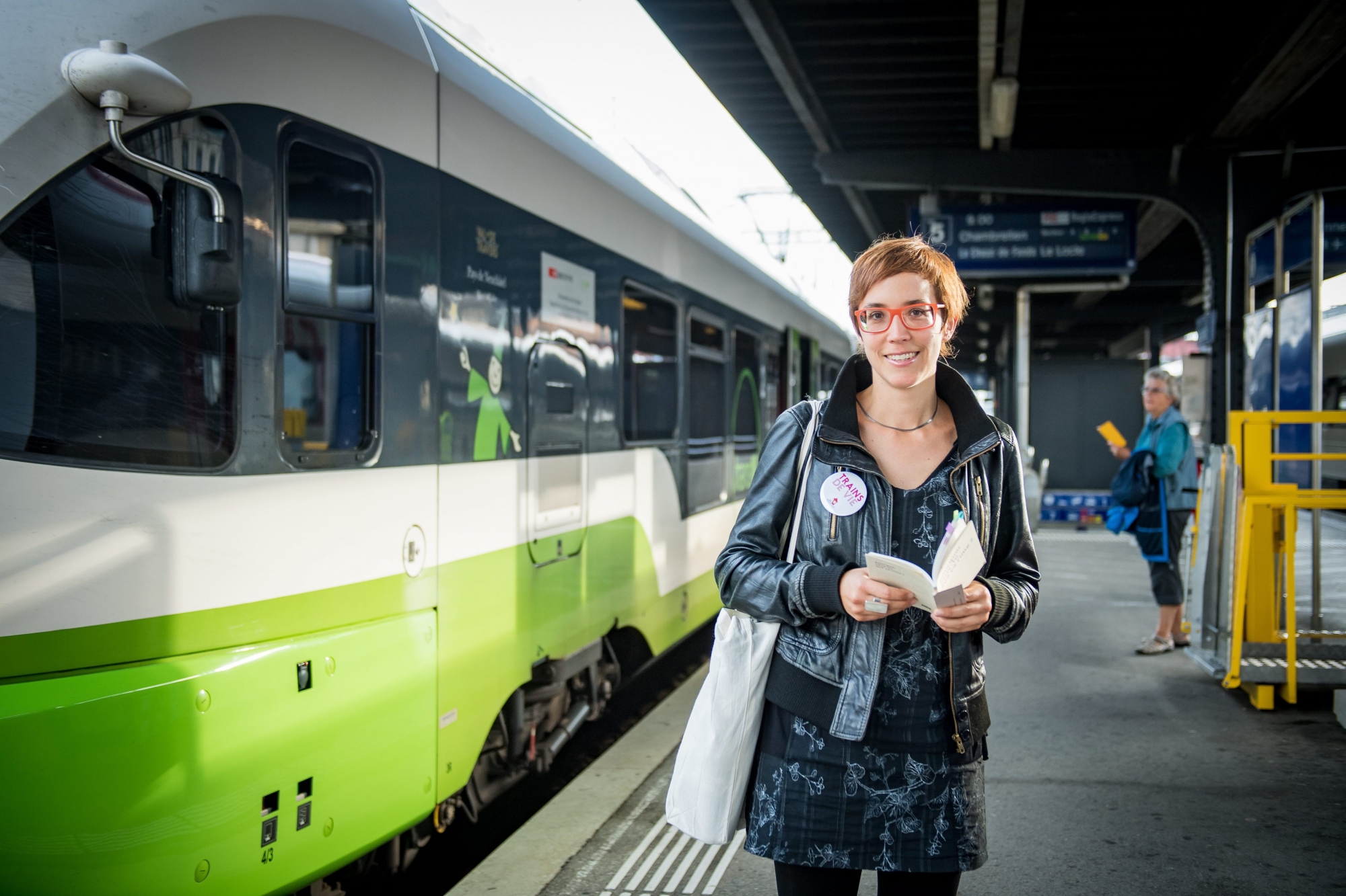 Portrait d'Odile Cornuz dans le cadre de "Trains de vie"

Neuchatel, le 30 septembre 2017
Photo : Lucas Vuitel