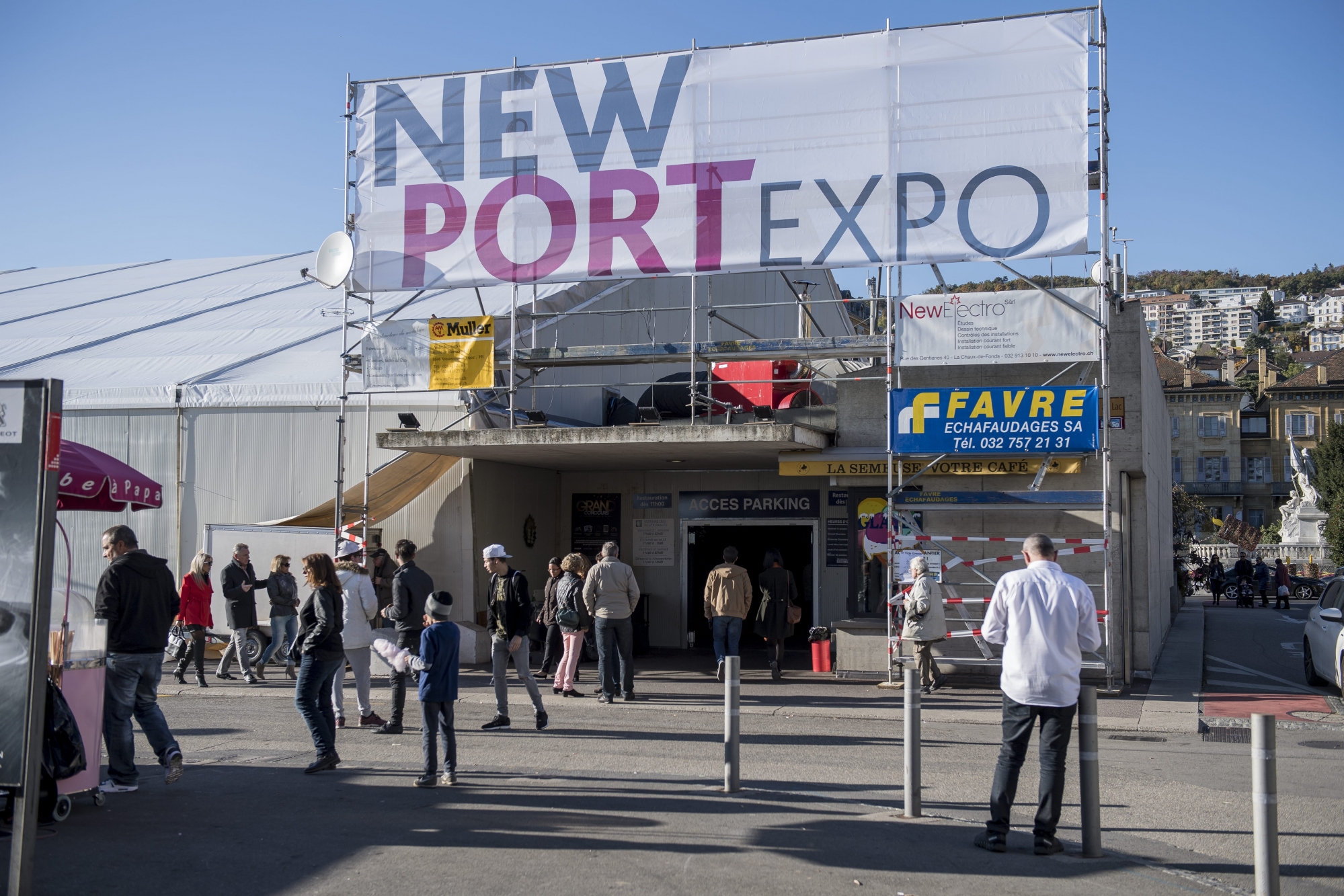 New Port Expo, ici l'édition 2016, se déroulera du 20 au 29 octobre prochain, sur la place du Port, à Neuchâtel.