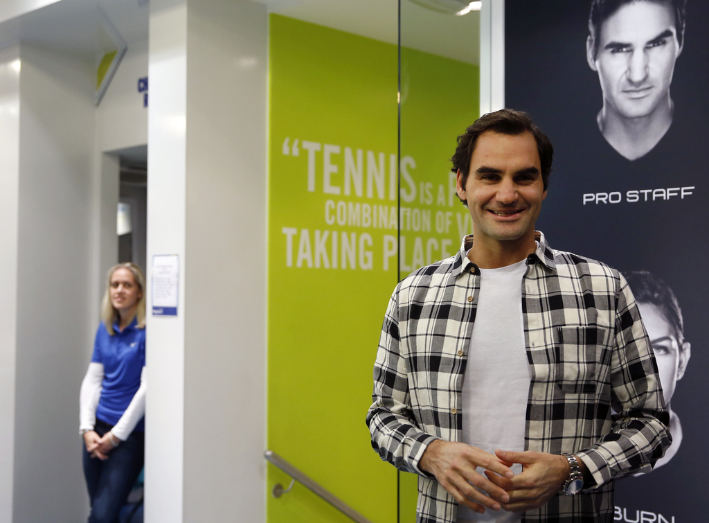 Roger Federer est déjà arrivé à Londres pour le Masters ATP.