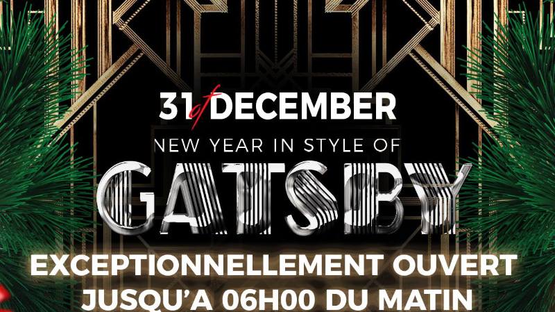 Nouvel an 2018 - Thème GATSBY