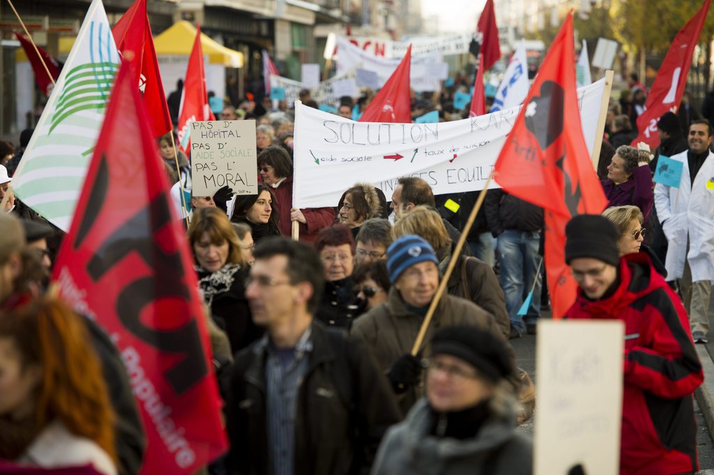 En novembre dernier, une manifestation similaire avait été organisée à La Chaux-de-Fonds (archives).
