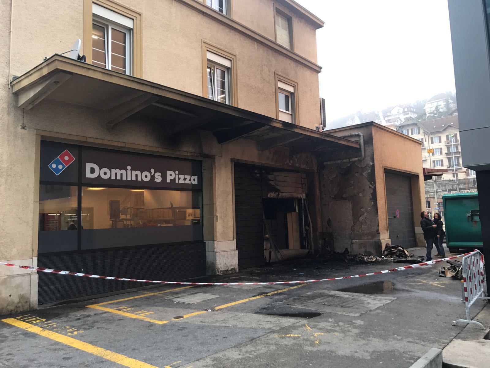 Parti d’un container, l’incendie s’était propagé aux scooters électriques de Domino’s Pizza le 10 janvier aux environs de 1h. 