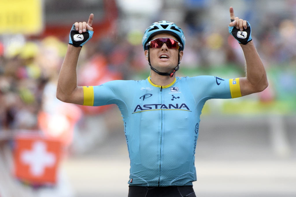 Le Danois Jakob Fuglsang a remporté la 4e étape du Tour de Romandie autour de Sion.