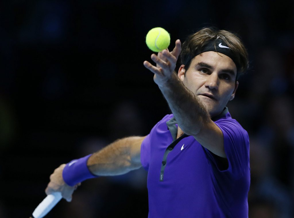 Roger Federer s'est qualifié en battant David Ferrer.