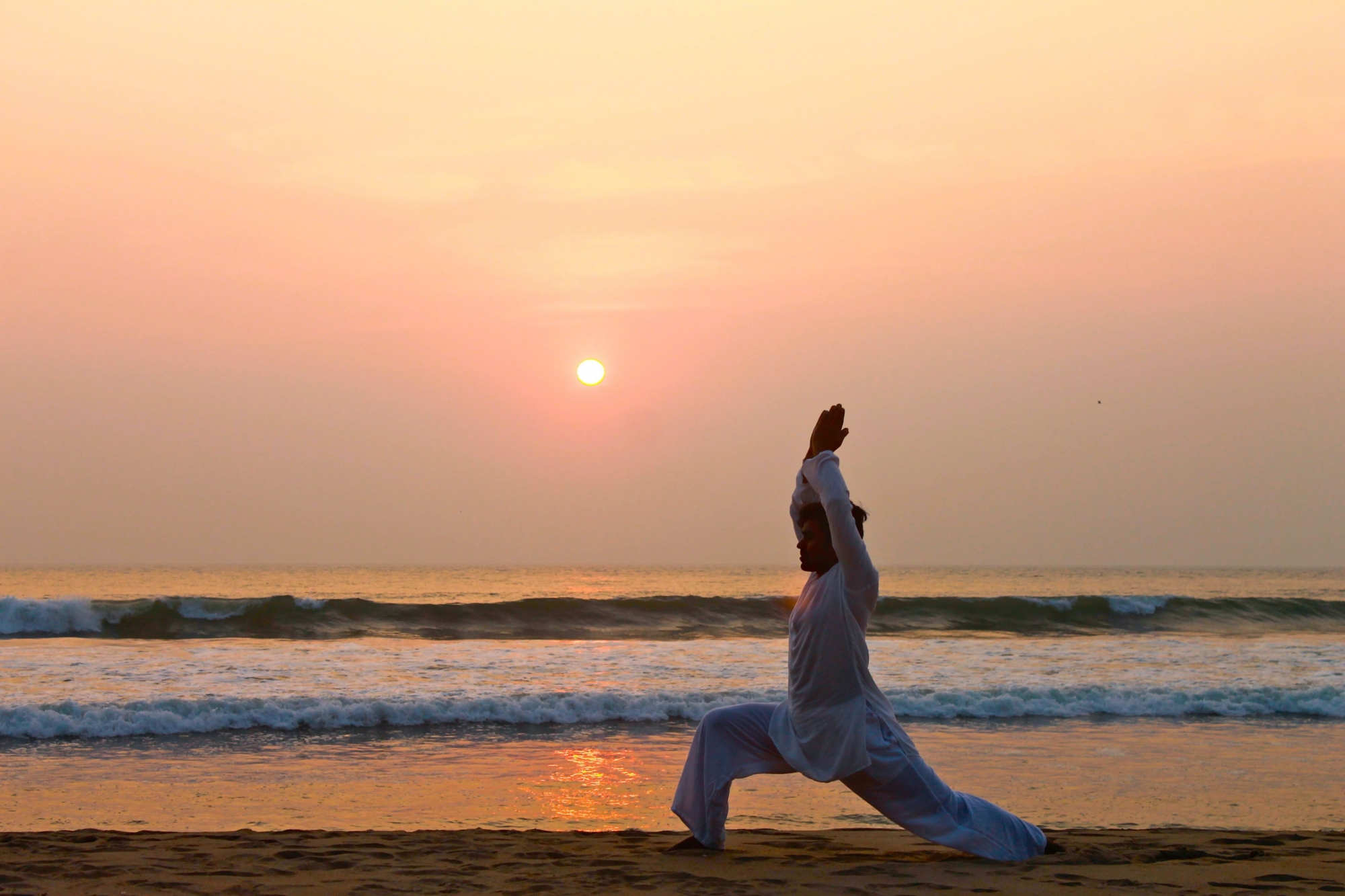 Que ce soit en Inde ou en Suisse, Shashin Garach aborde chaque journée par une session de yoga.