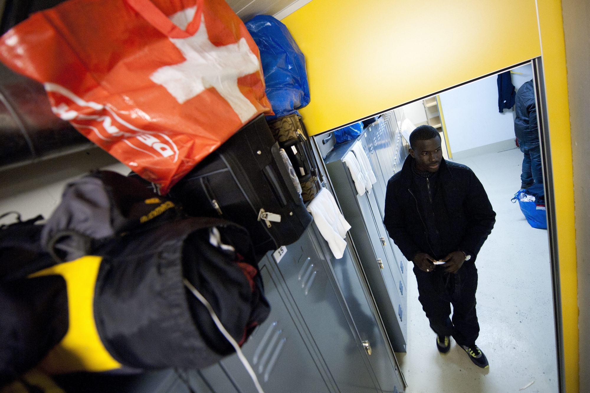Un réquérant d'asile à Lausanne en 2011.