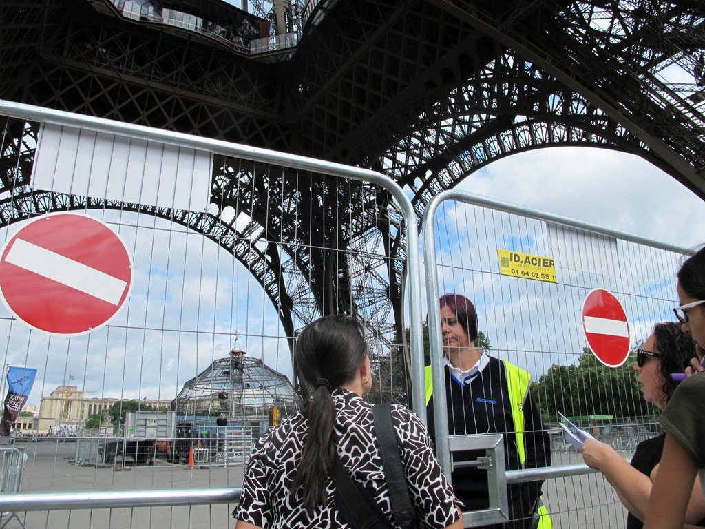 La Tour Eiffel fermée sur fond de conflit social (photo d'illustration) 