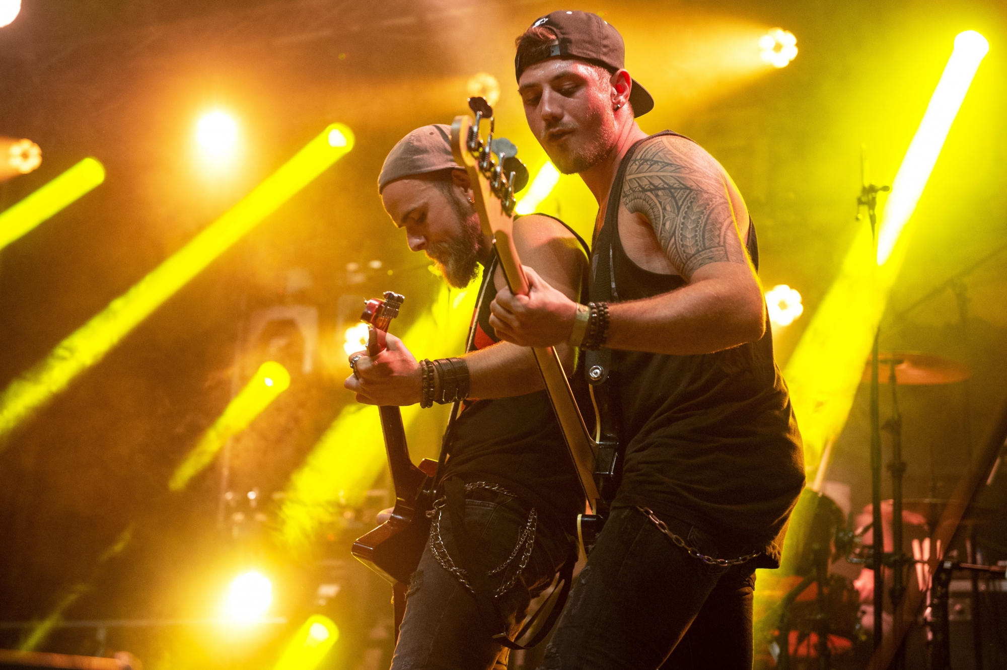 Le groupe Rebel Duck, en concert vendredi, en a profité pour vernir son dernier album.