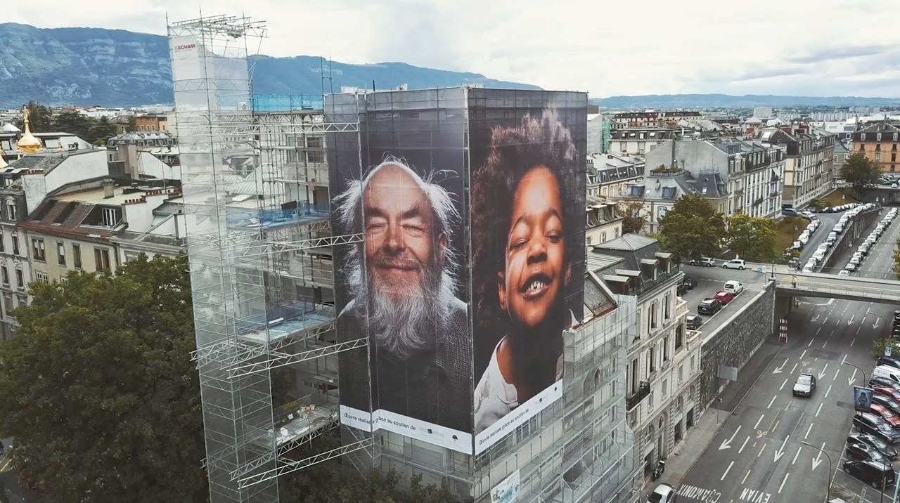 Les photos XXL de Guillaume Perret, au Boulevard Helvétique 14, à Genève.