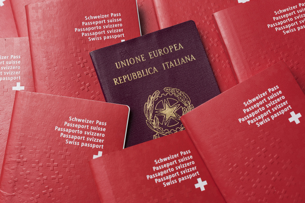 La deuxième nationalité la plus représentée parmi les binationaux est la nationalité italienne (24,7%).