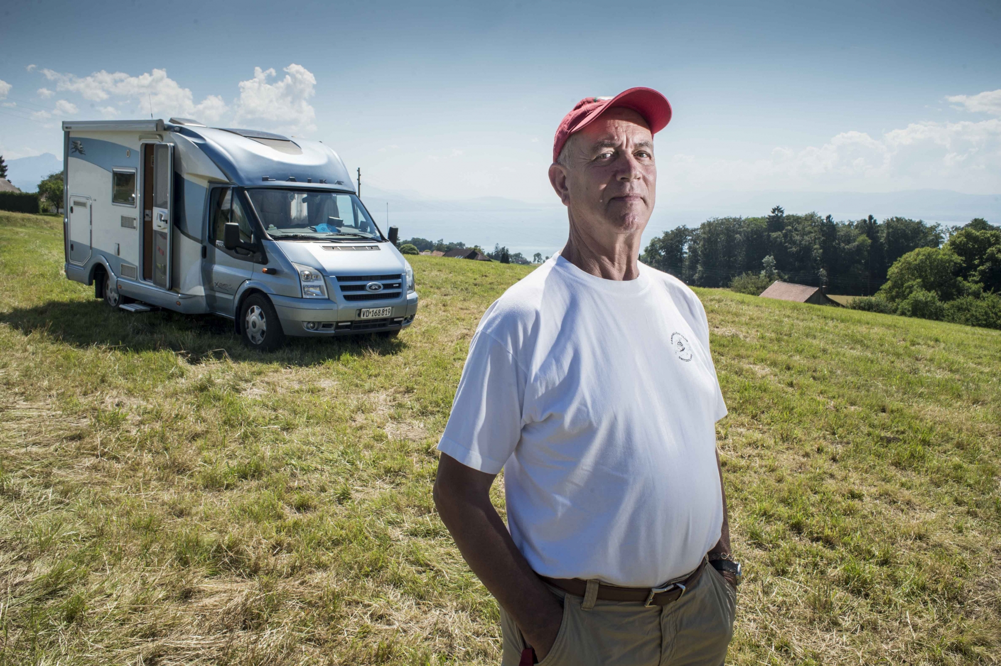 Alessandro Ichino passe une semaine par mois dans son camping-car.