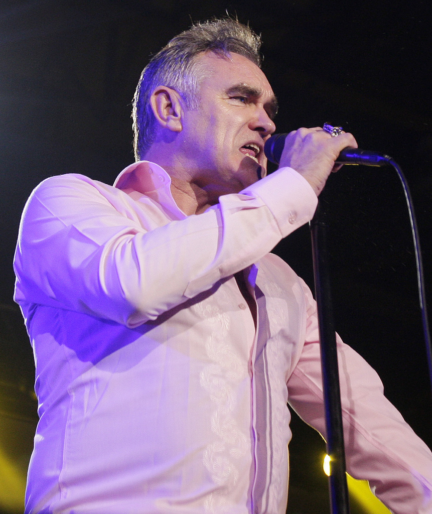 Le chanteur britannique Morrissey a obtenu l'interdiction de vente de produits carné lors de son concert le 1er mars à Los Angeles.