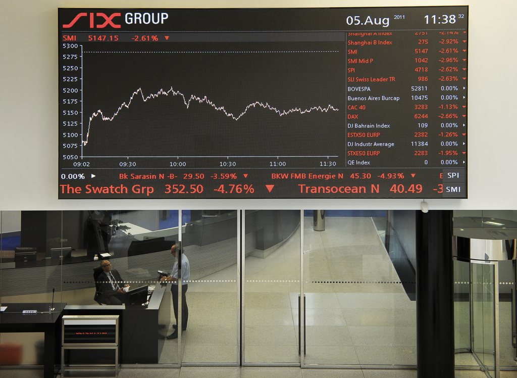 Le Swiss Market Index a refranchi la barre des 7000 points ce jeudi matin vers 11 heures. Une valeur plus atteinte depuis septembre 2008.