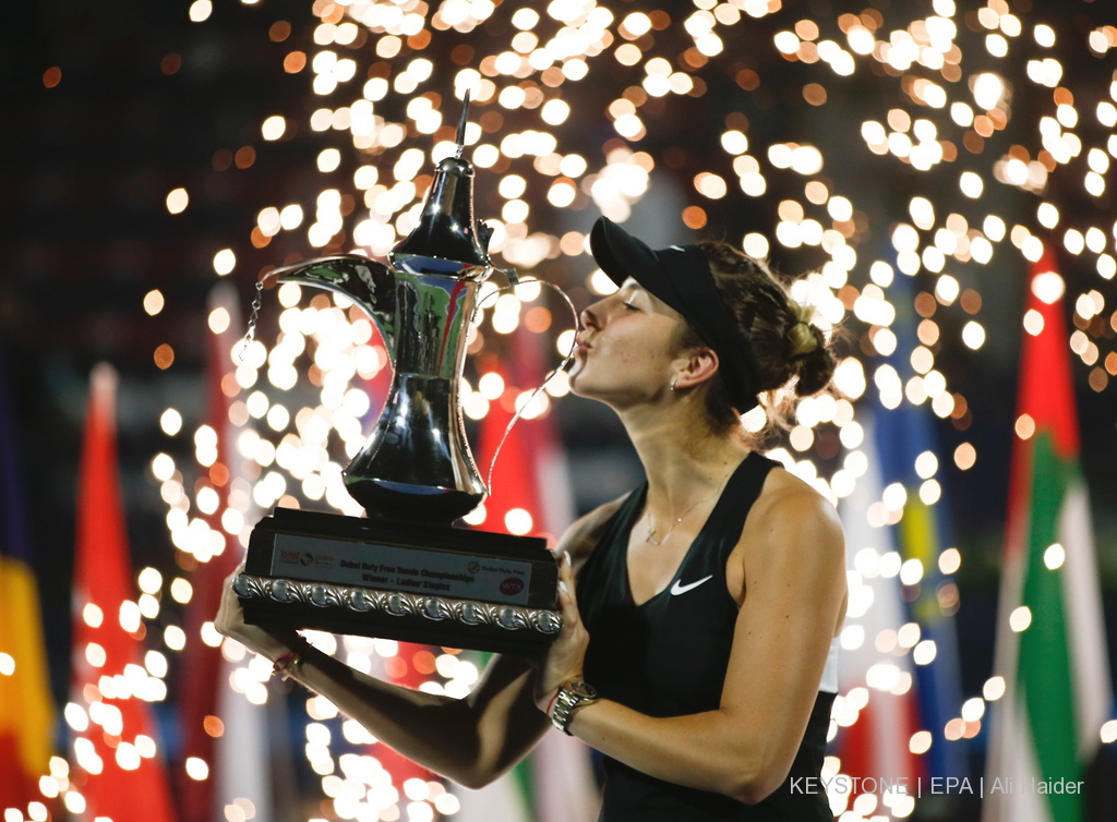 Titrée à Dubaï, Belinda Bencic occupe désormais la 23e place du classement WTA (archives).