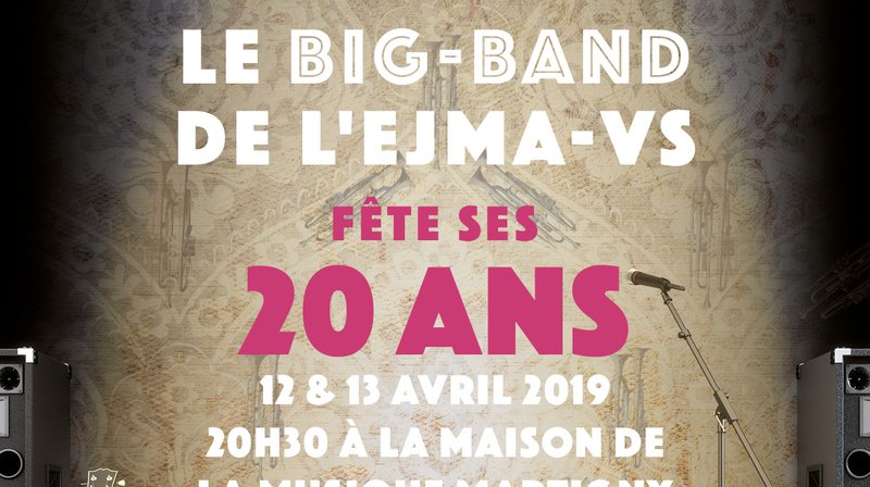 Le Big Band de l'EJMA-VS fête ses 20 ans