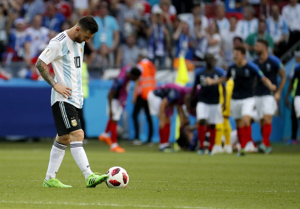 La dernière sélection de Lionel Messi en équipe d'Argentine remontait à la défaite contre la France en huitièmes de finale de la Coupe du monde 2018. (Archives)