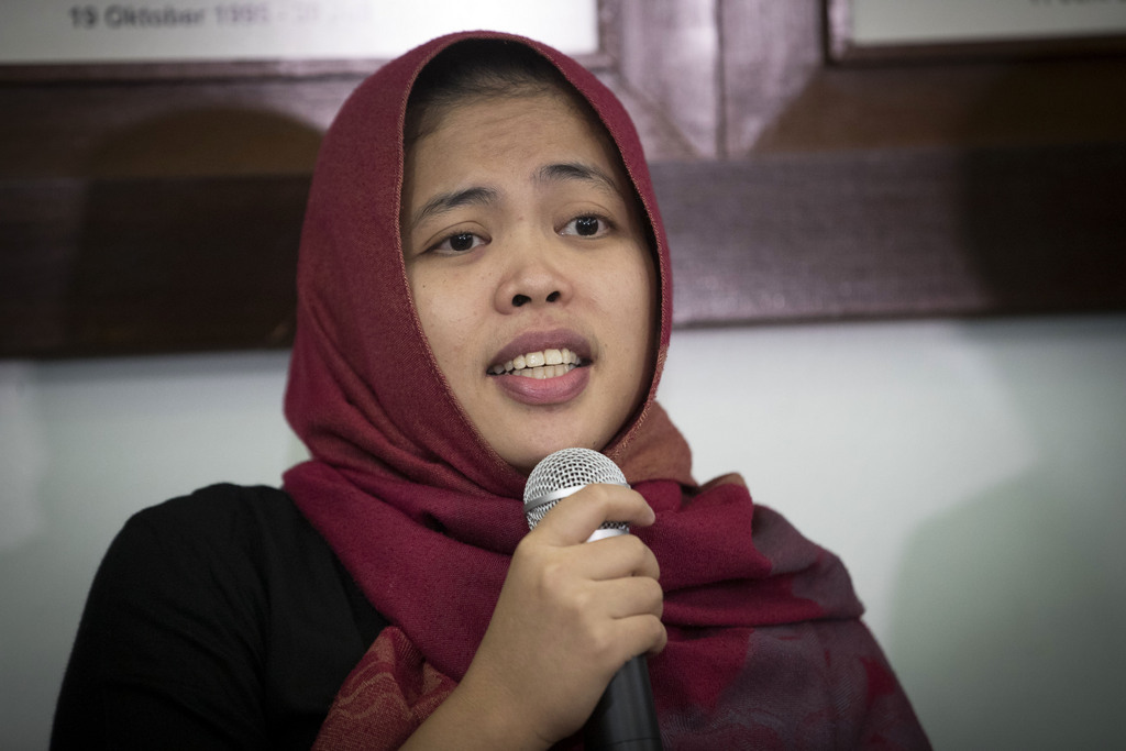 "Siti Aisyah est libre", a déclaré le juge après l'abandon des poursuites requis par le procureur.