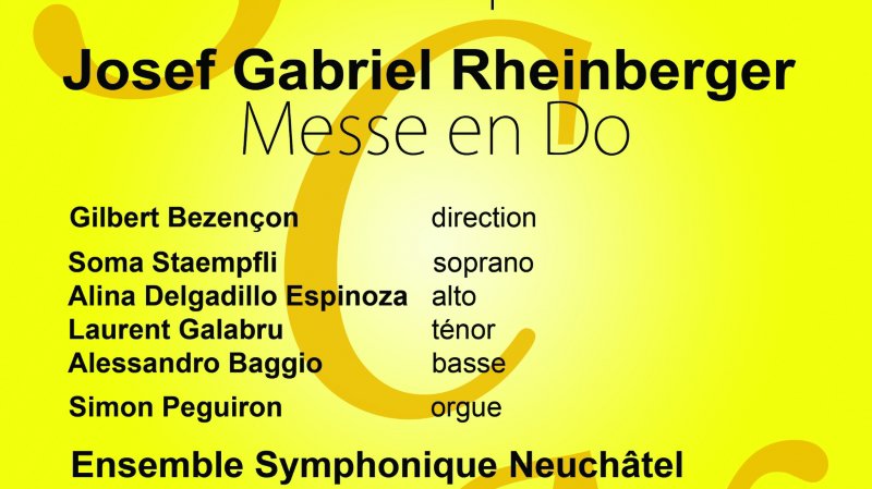 Société Chorale de Neuchâtel : Haydn et Rheinberger