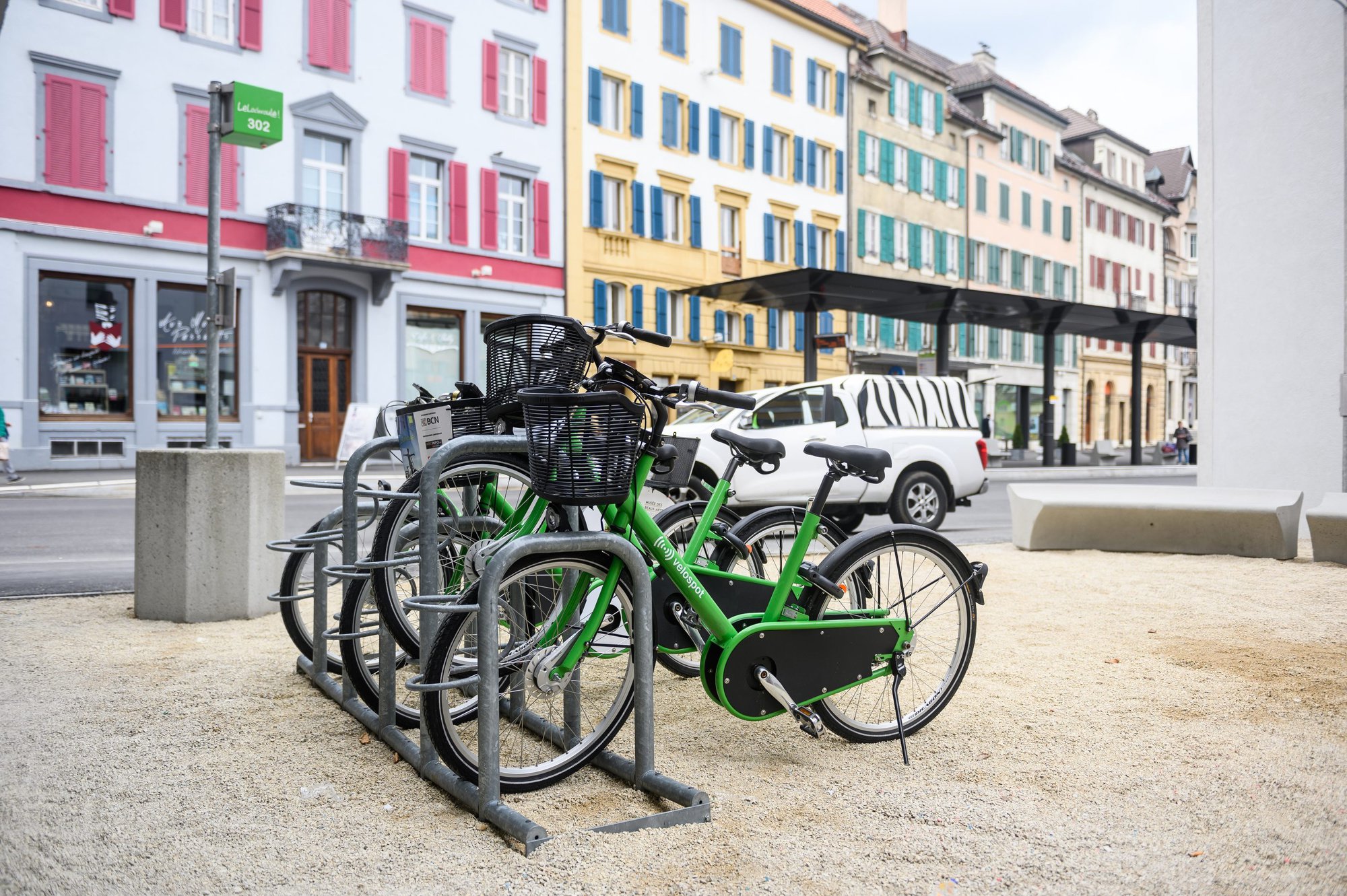 La Ville du Locle a présenté ce mardi matin un nouveau concept de vélos en libre-service.