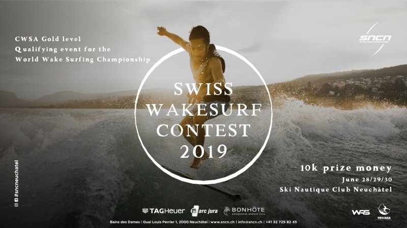 Swiss wakesurf contest