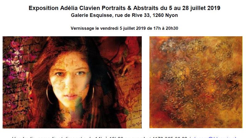 Portraits & Abstraits d'Adelia Clavien