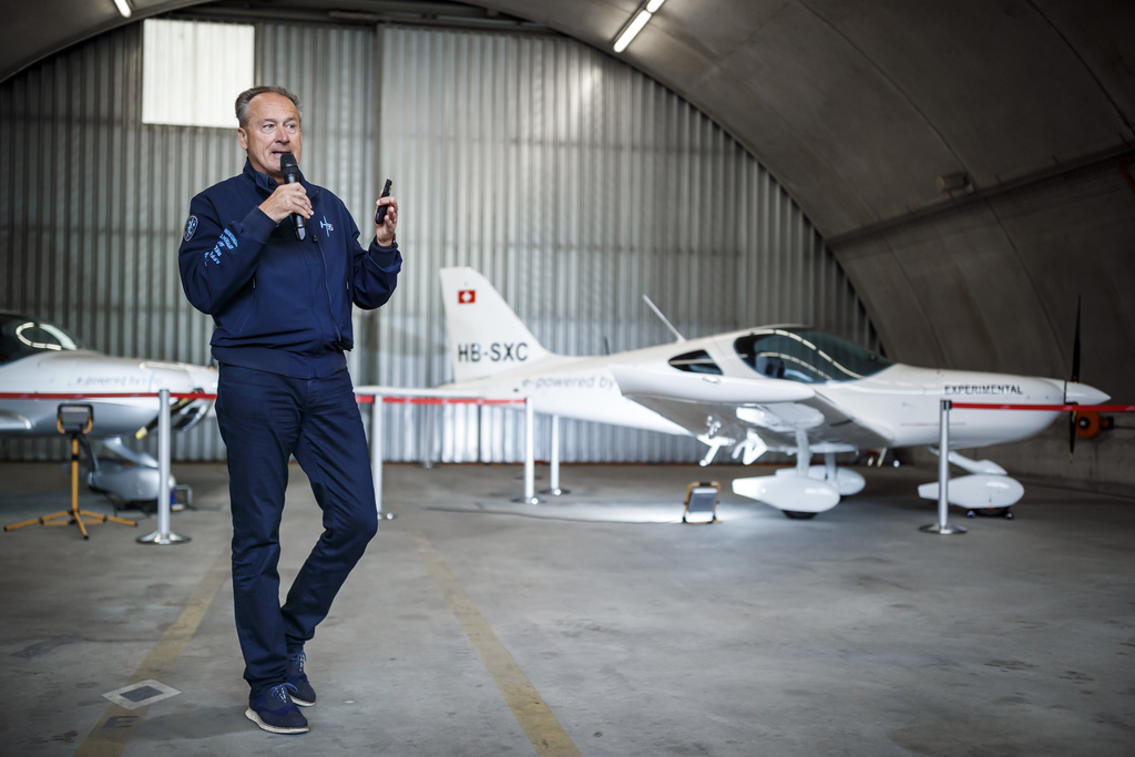 André Borschberg a effectué les premiers tests en vol cette semaine. Son avion sera à disposition des écoles de pilotage dès 2021.