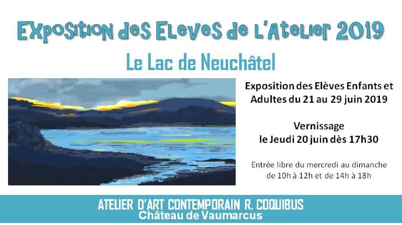 Exposition des Élèves sur "Le Lac de Neuchâtel"
