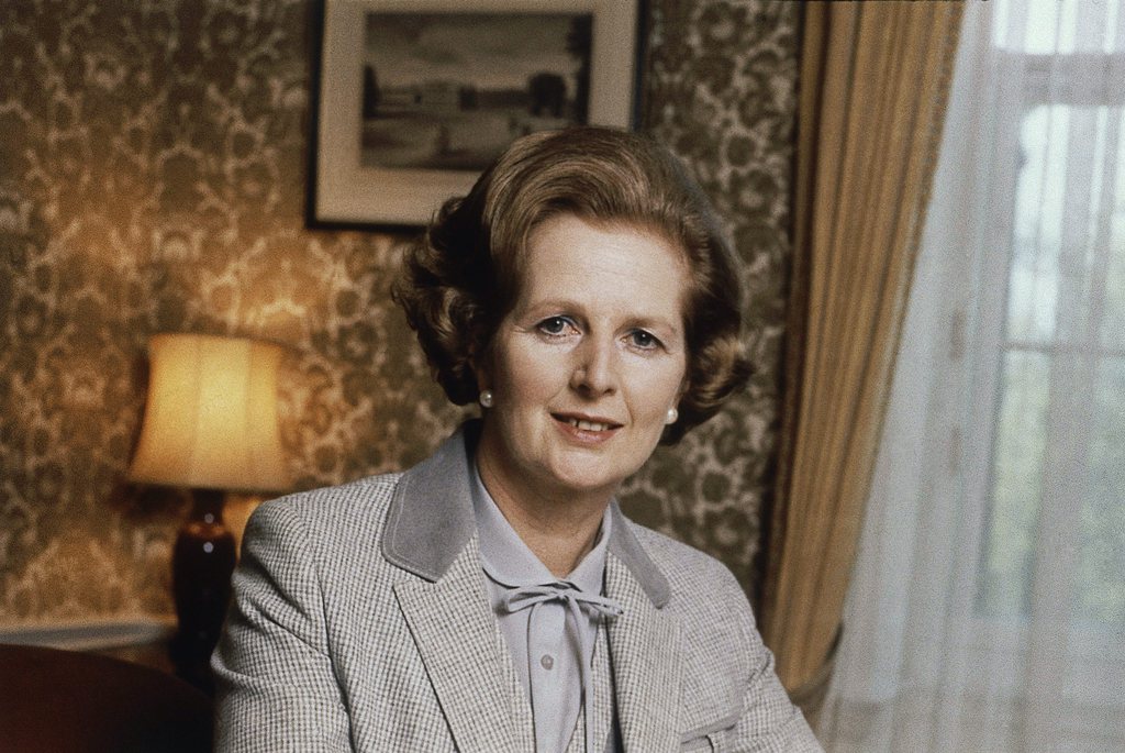 FILE - This is a 1980 file photo showing  British Prime Minister Margaret Thatcher. Ex-spokesman Tim Bell says that Thatcher has died. She was 87. Bell said the woman known to friends and foes as "the Iron Lady" passed away Monday morning, April 8, 2013. (AP Photo/File)