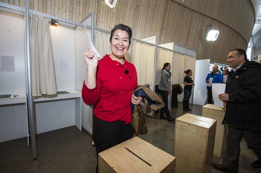 Avec Aleqa Hammond, l'opposition a gagné et porté une femme au pouvoir au Groenland. 