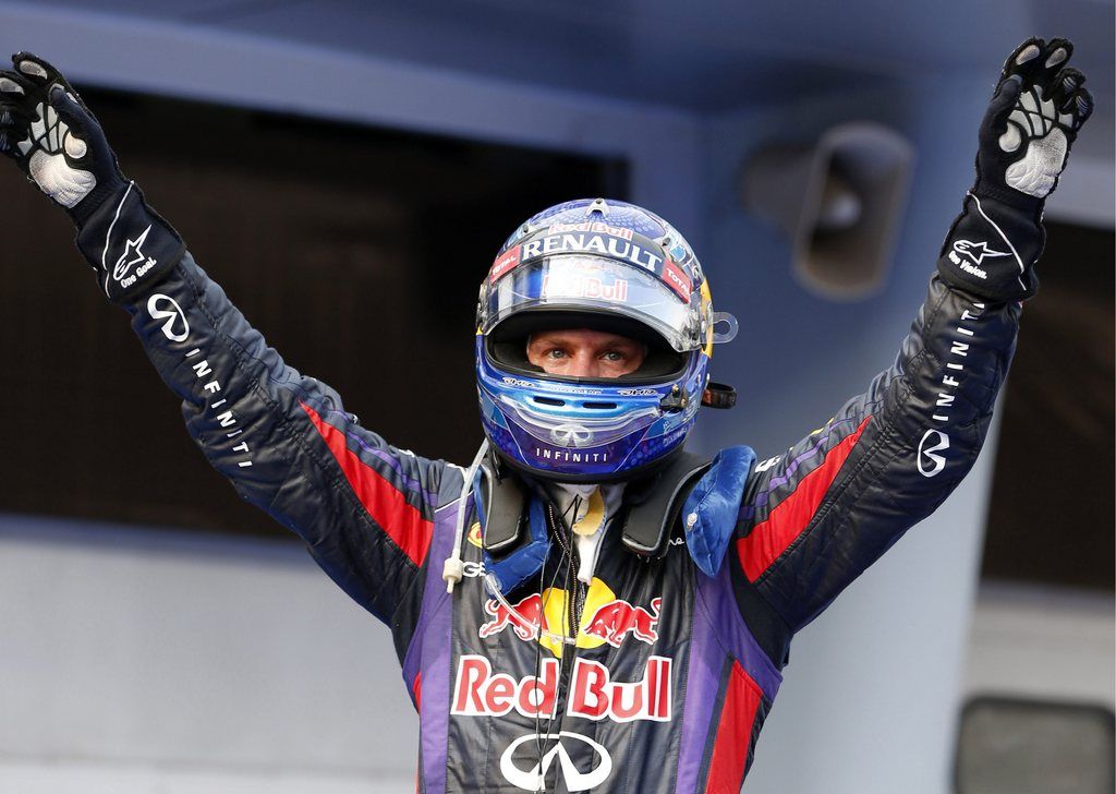 Sebastian Vettel est heureux de sa 27e victoire en F1. 