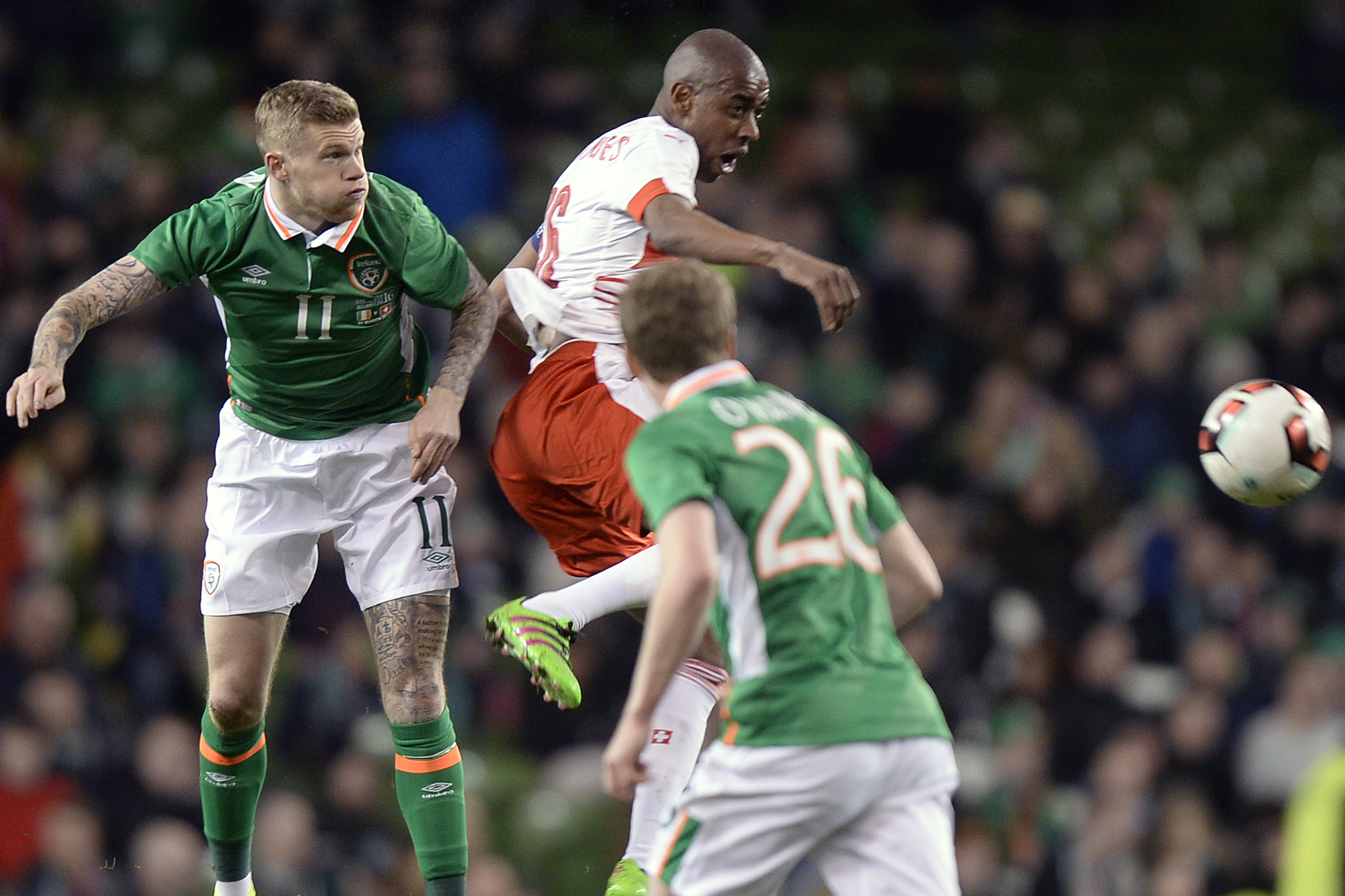 Gelson Fernandes et la Suisse avaient perdu 1-0 lors de leur dernier match en Irlande.
