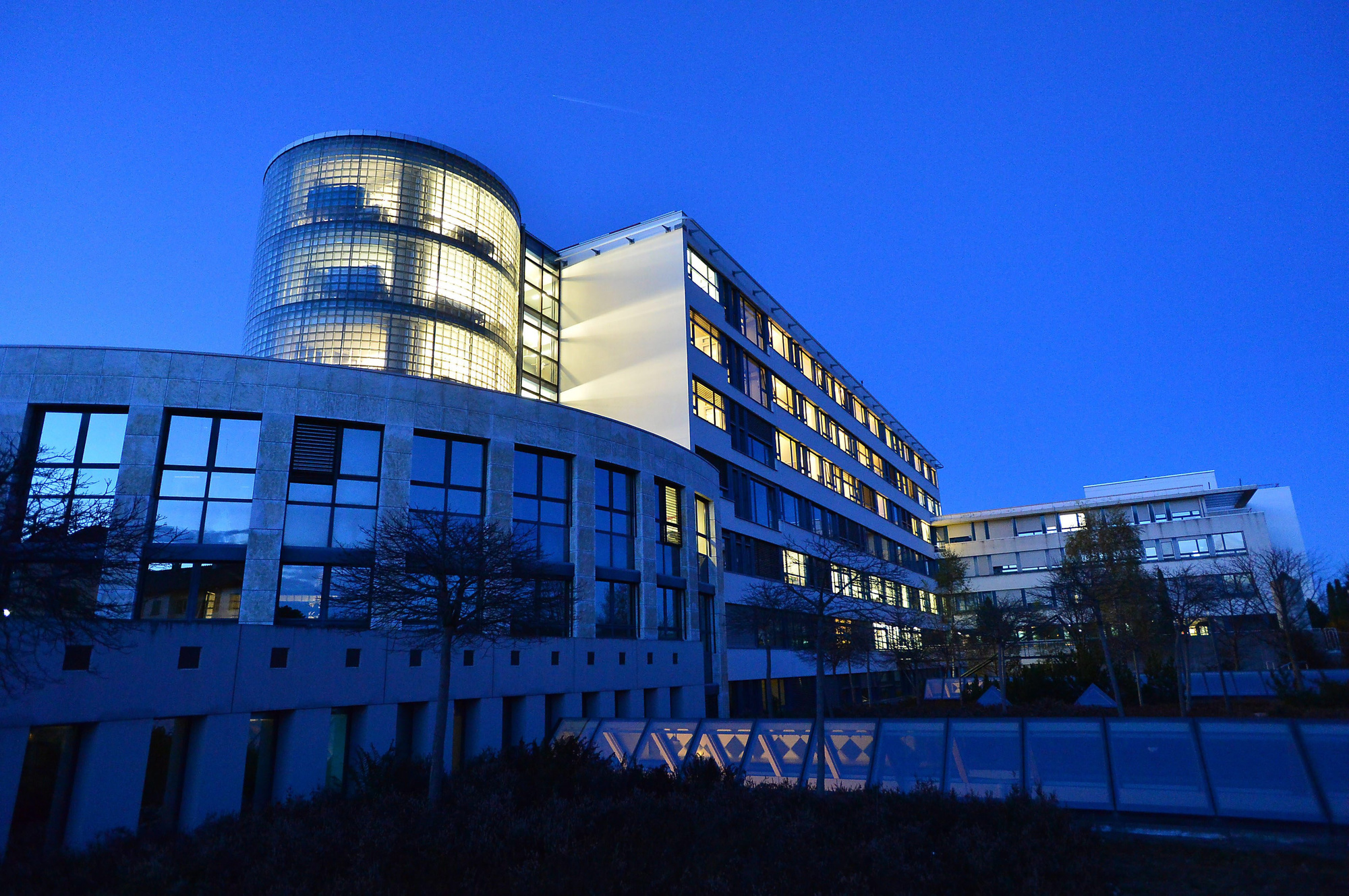 HNE, Hopital neuchatelois: vue du bâtiment de l’hôpital de La Chaux-de-Fonds.