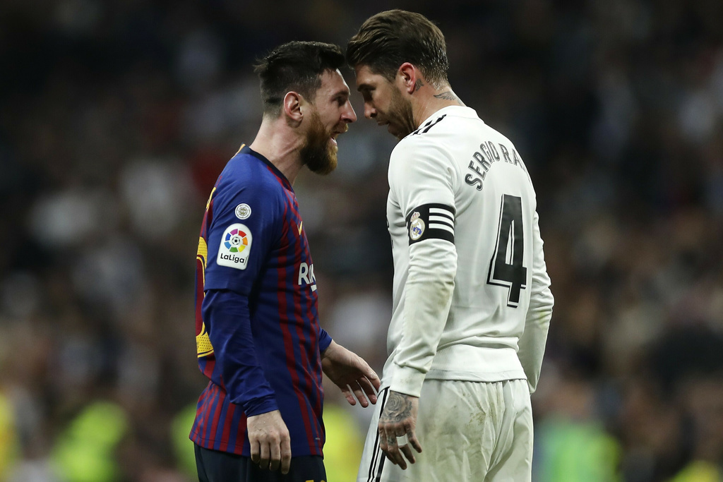 Messi et Ramos devront patienter avant de pouvoir s'échanger à nouveau quelques amabilités (archives).