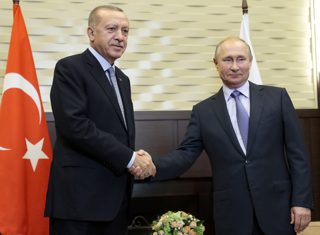 Le président turque et son homologue russe se sont rencontrés mardi après-midi.
