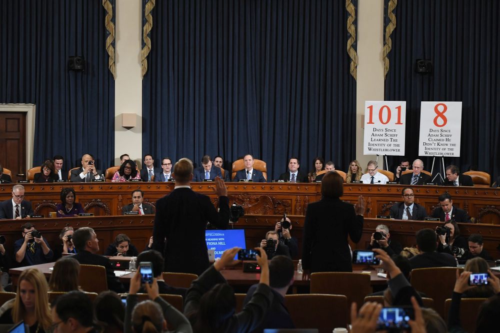 Une commission de la Chambre des représentants a mené les auditions dans le cadre de la procédure d'impeachment à l'encontre de Donald Trump.