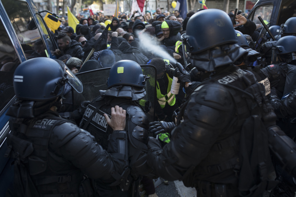 Epicentre de plusieurs samedis violents, les Champs-Elysées ont été épargnés.