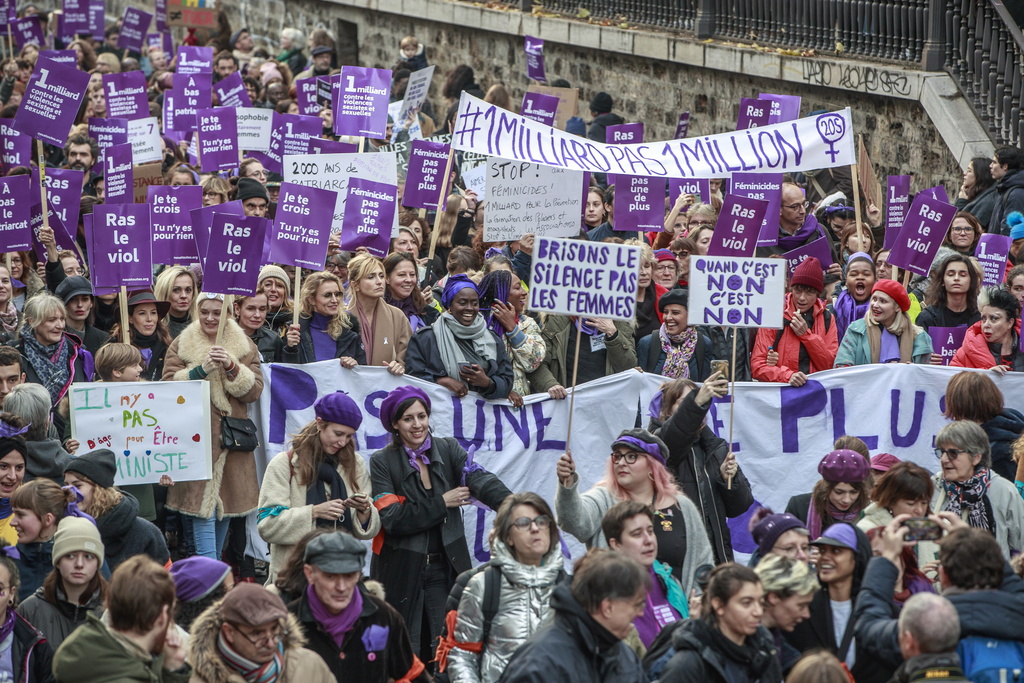Les manifestations contre les violences sexistes ont rassemblé énormément de monde samedi.