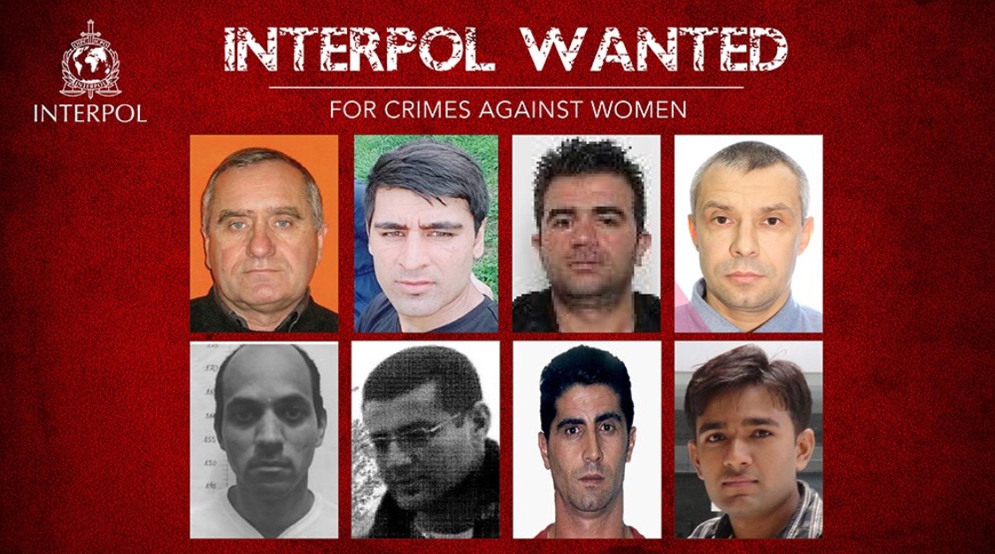 Ces huit fugitifs sont recherchés pour des crimes contre des femmes.