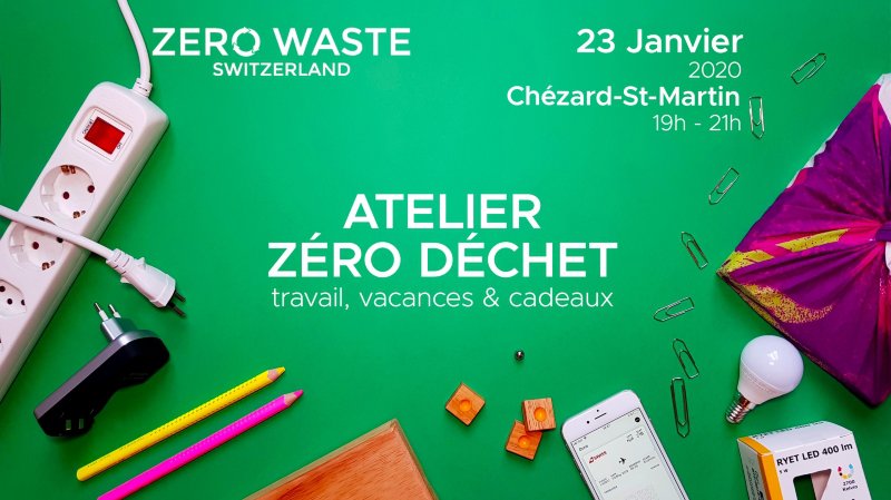Atelier Zéro Déchet - Travail, vacances et cadeaux