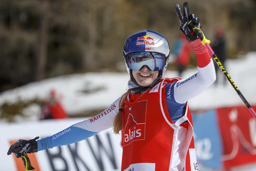La skieuse de Villars Fanny Smith domine la finale à Val Thorens (archives).