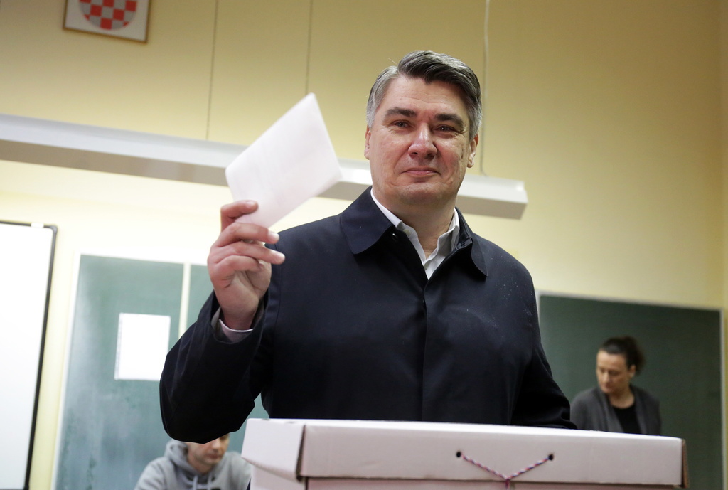 Zoran Milanovic a recueilli 29,56% des voix.